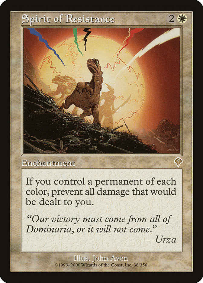 Spirit of Resistance [Invasion] | Galaxy Games LLC