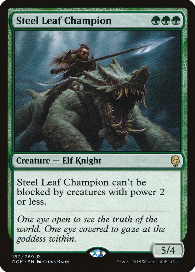 Steel Leaf Champion [Dominaria] | Galaxy Games LLC
