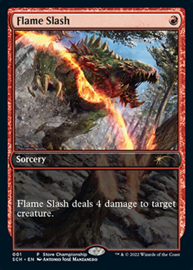 Flame Slash (Extended Art) [Store Championships 2022] | Galaxy Games LLC