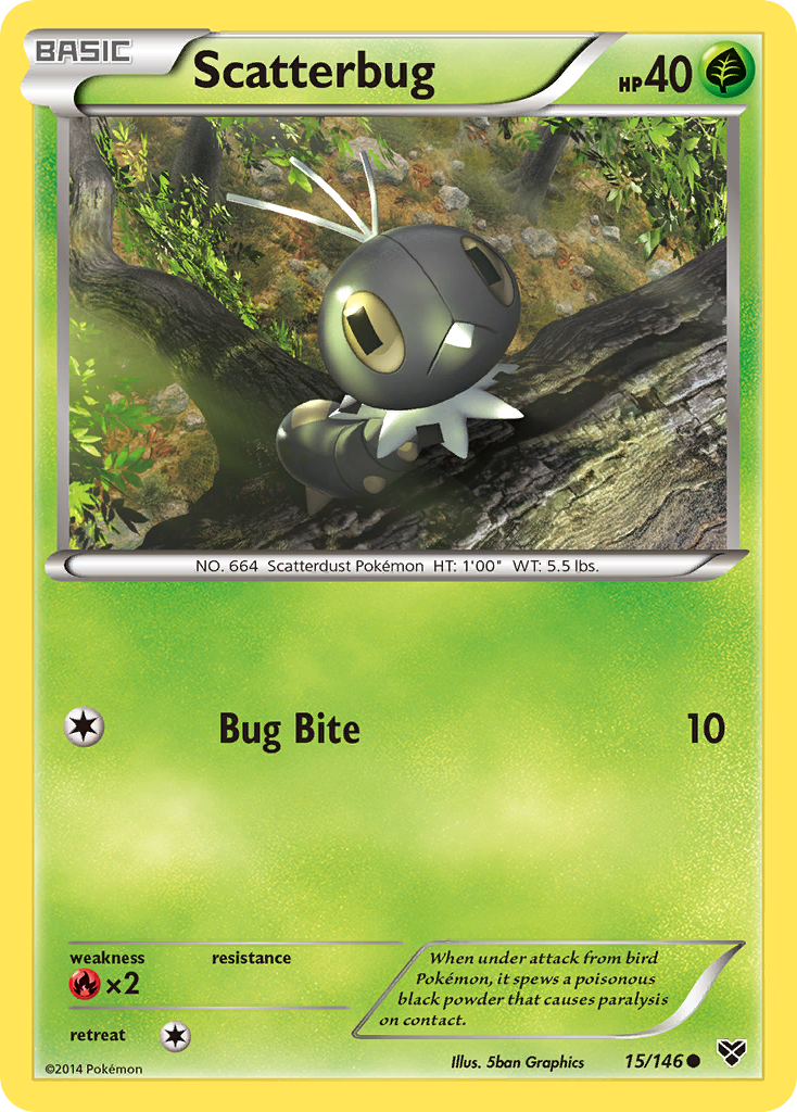 Scatterbug (15/146) [XY: Base Set] | Galaxy Games LLC