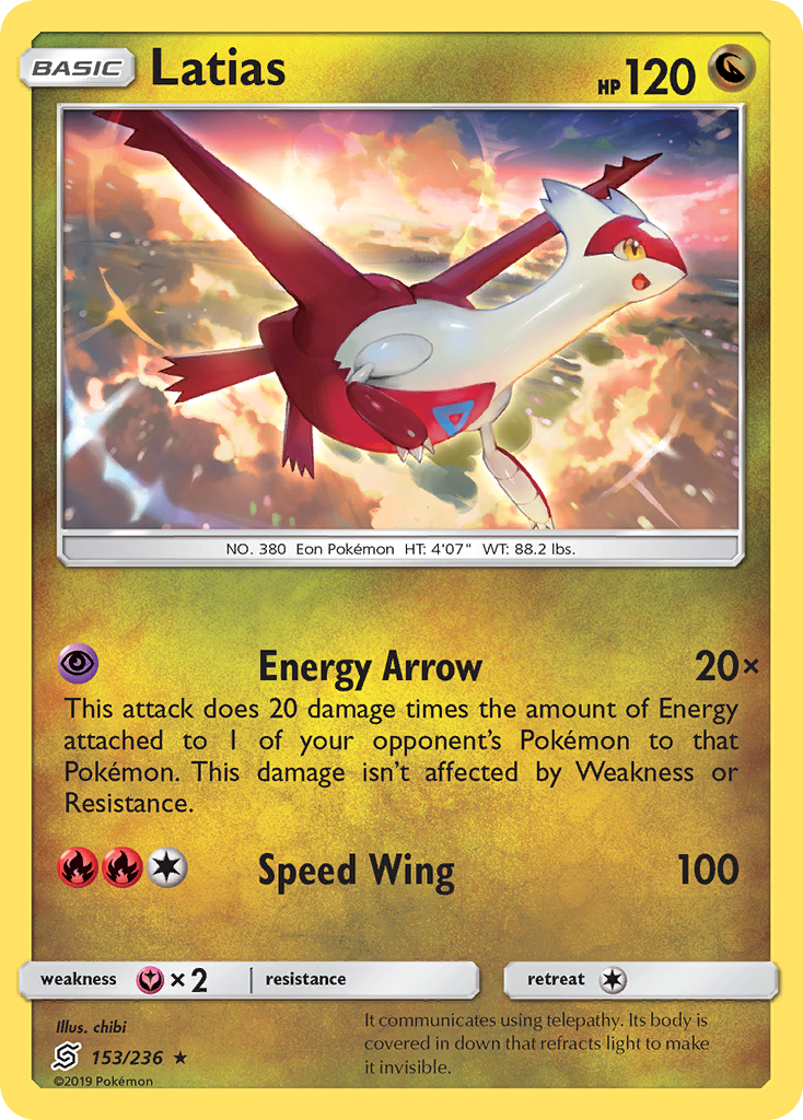 Latias (153/236) [Sun & Moon: Unified Minds] | Galaxy Games LLC