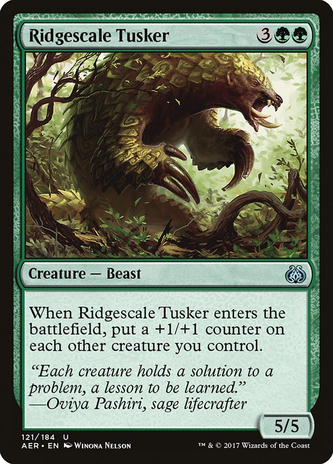 Ridgescale Tusker [Aether Revolt] | Galaxy Games LLC