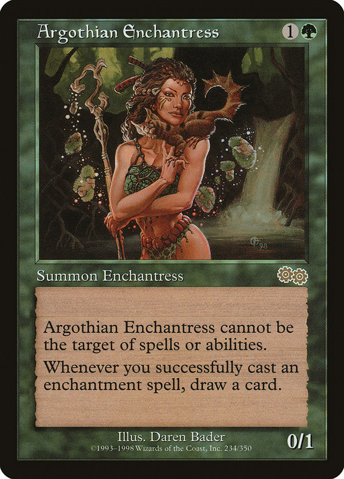 Argothian Enchantress [Urza's Saga] | Galaxy Games LLC