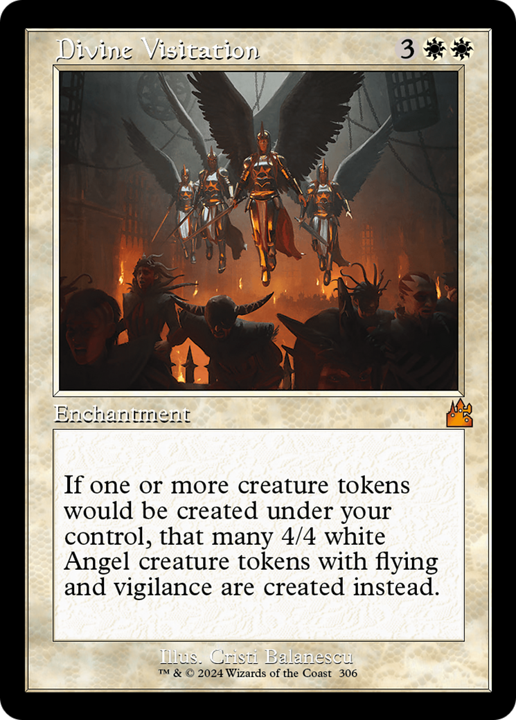 Divine Visitation (Retro Frame) [Ravnica Remastered] | Galaxy Games LLC