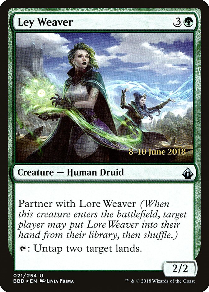 Ley Weaver [Battlebond Prerelease Promos] | Galaxy Games LLC