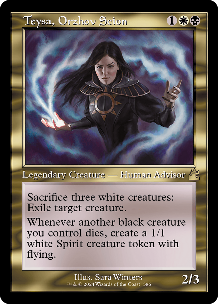 Teysa, Orzhov Scion (Retro Frame) [Ravnica Remastered] | Galaxy Games LLC