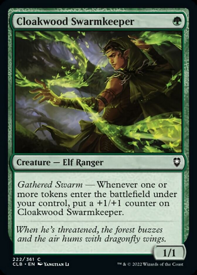 Cloakwood Swarmkeeper [Commander Legends: Battle for Baldur's Gate] | Galaxy Games LLC