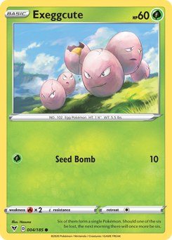 Exeggcute (004/185) [Sword & Shield: Vivid Voltage] | Galaxy Games LLC