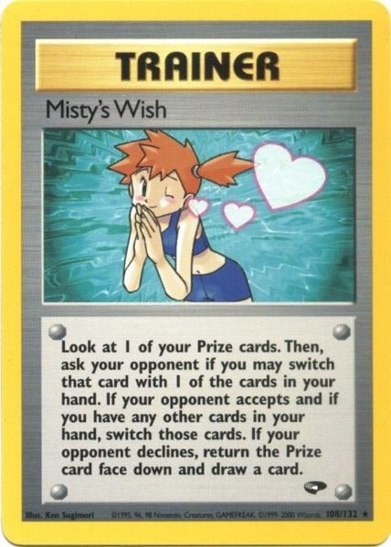 Misty's Wish (108/132) [Gym Challenge Unlimited] | Galaxy Games LLC