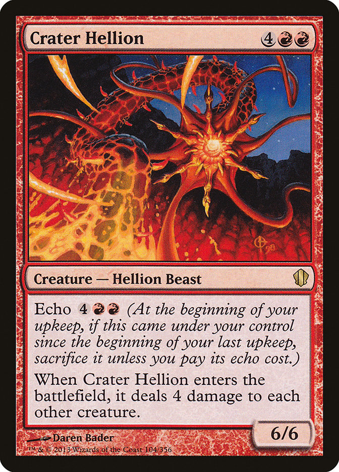 Crater Hellion [Commander 2013] | Galaxy Games LLC