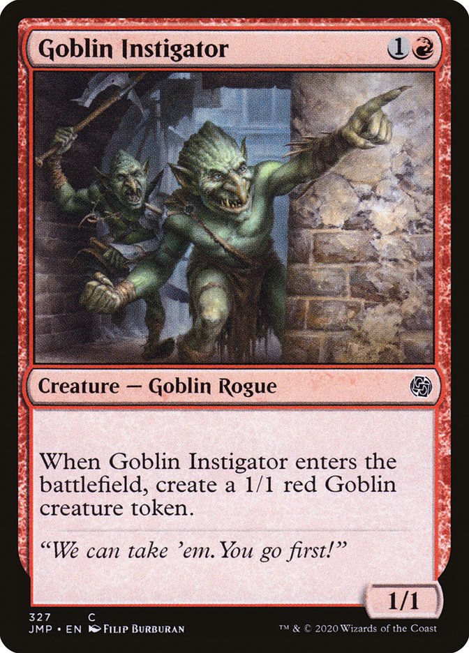 Goblin Instigator [Jumpstart] | Galaxy Games LLC