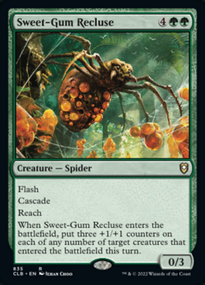 Sweet-Gum Recluse [Commander Legends: Battle for Baldur's Gate] | Galaxy Games LLC