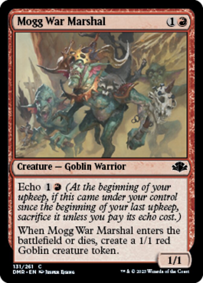 Mogg War Marshal [Dominaria Remastered] | Galaxy Games LLC