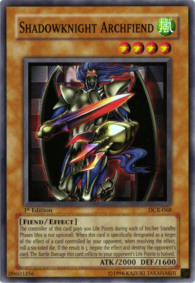 Shadowknight Archfiend [DCR-068] Common | Galaxy Games LLC