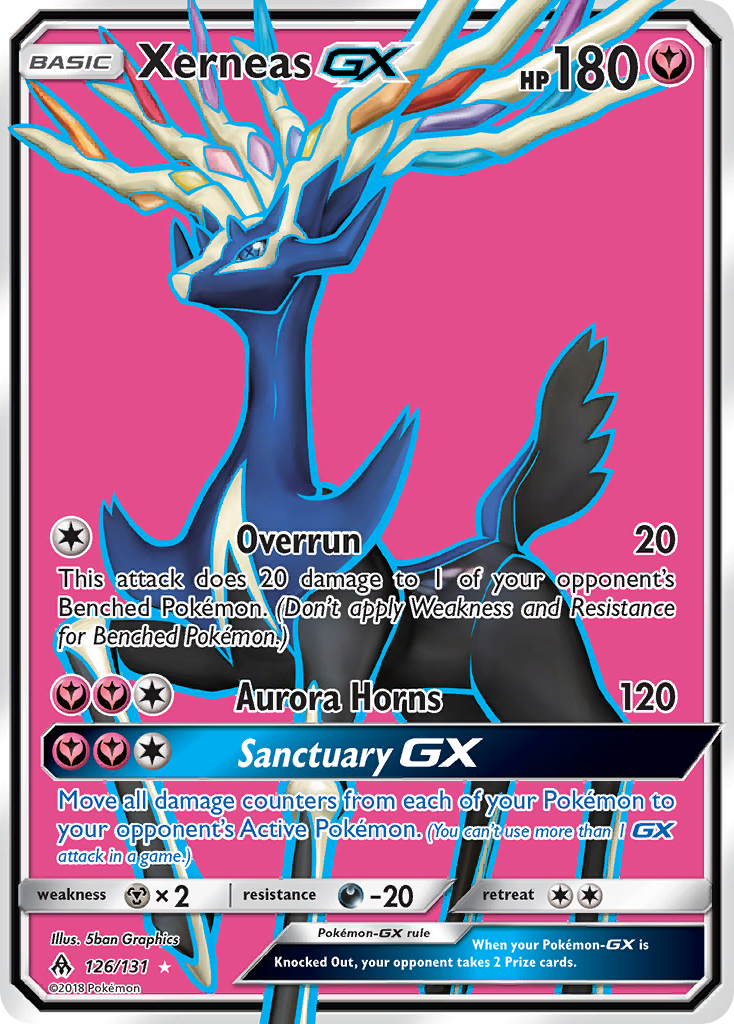 Xerneas GX (126/131) [Sun & Moon: Forbidden Light] | Galaxy Games LLC