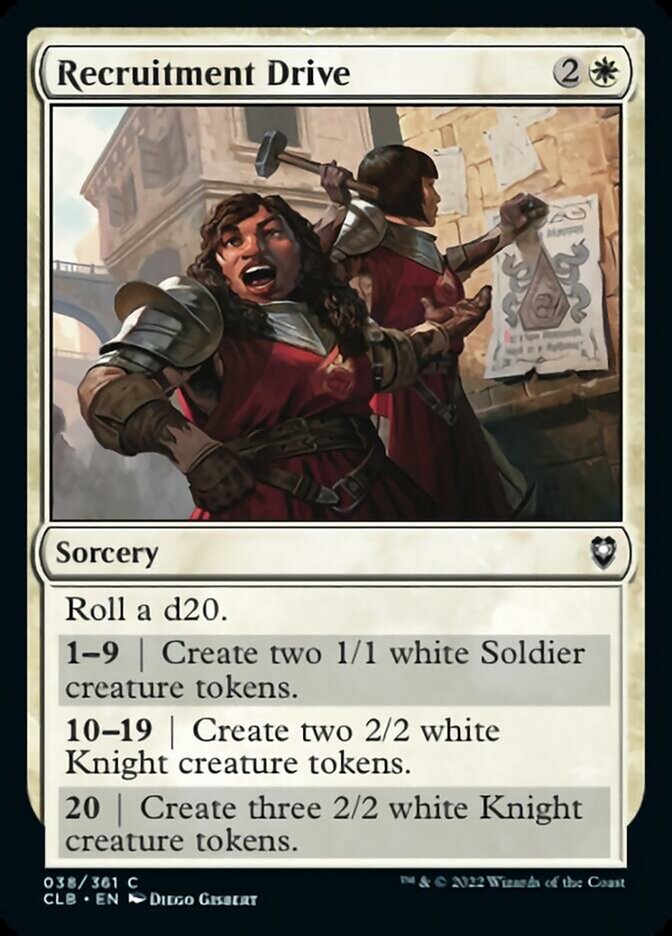 Recruitment Drive [Commander Legends: Battle for Baldur's Gate] | Galaxy Games LLC
