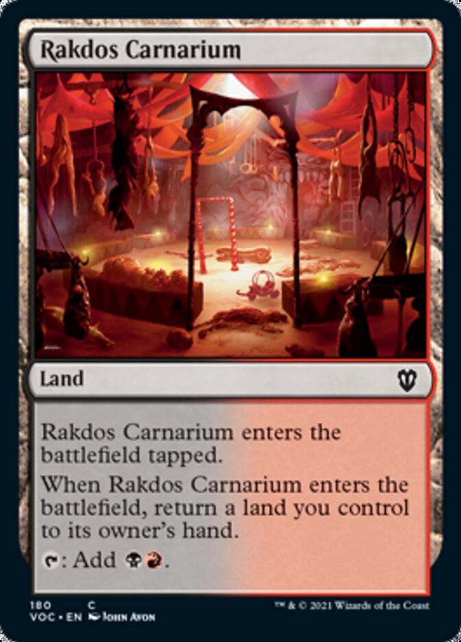 Rakdos Carnarium [Innistrad: Crimson Vow Commander] | Galaxy Games LLC