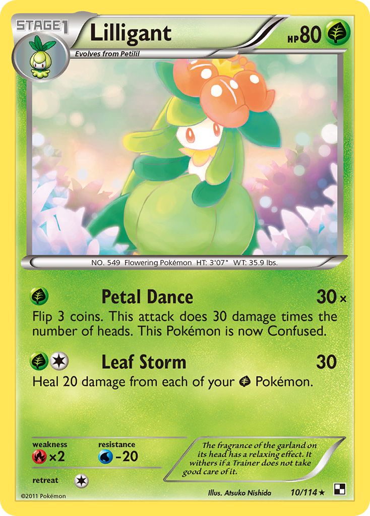 Lilligant (10/114) [Black & White: Base Set] | Galaxy Games LLC