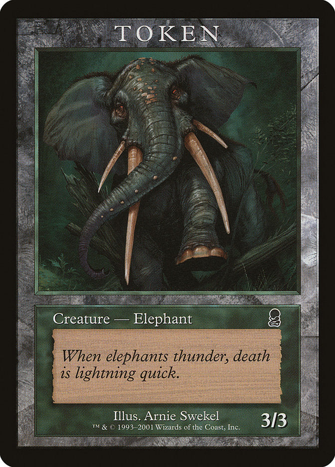 Elephant Token [Magic Player Rewards 2002] | Galaxy Games LLC