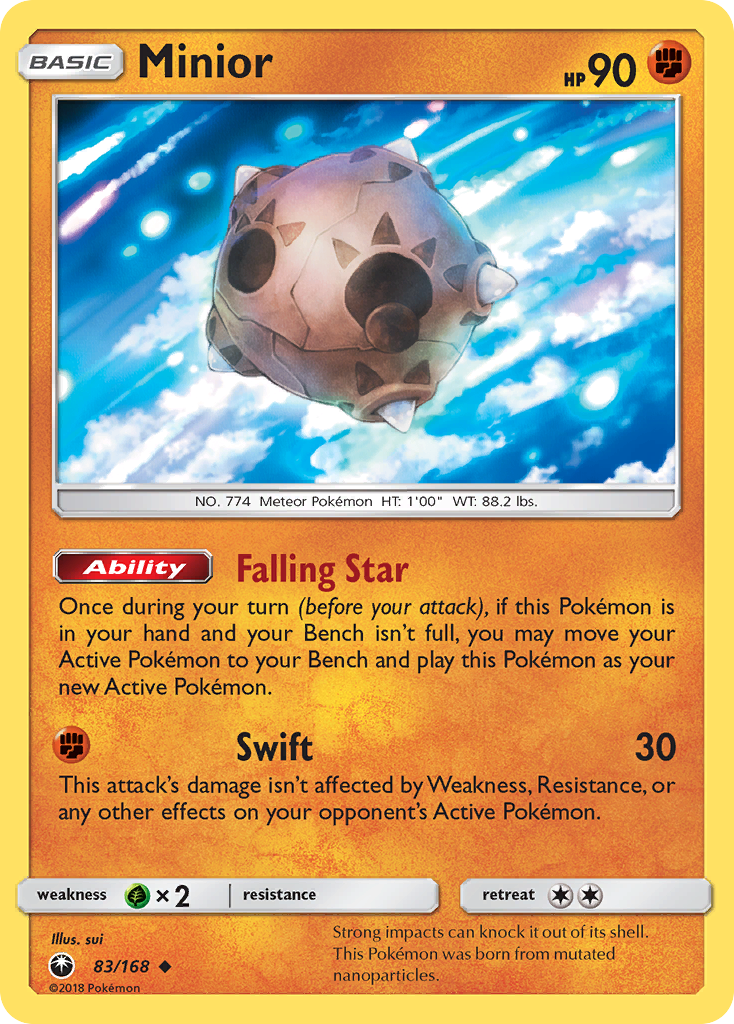 Minior (83/168) [Sun & Moon: Celestial Storm] | Galaxy Games LLC