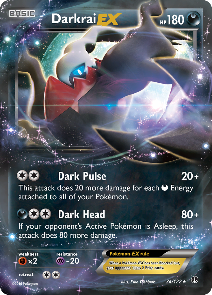 Darkrai EX (74/122) [XY: BREAKpoint] | Galaxy Games LLC