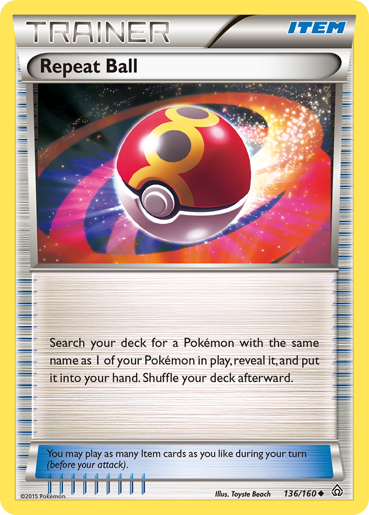 Repeat Ball (136/160) [XY: Primal Clash] | Galaxy Games LLC