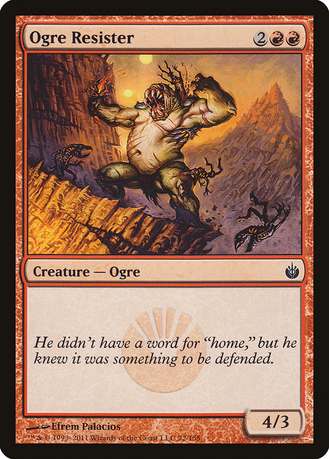 Ogre Resister [Mirrodin Besieged] | Galaxy Games LLC