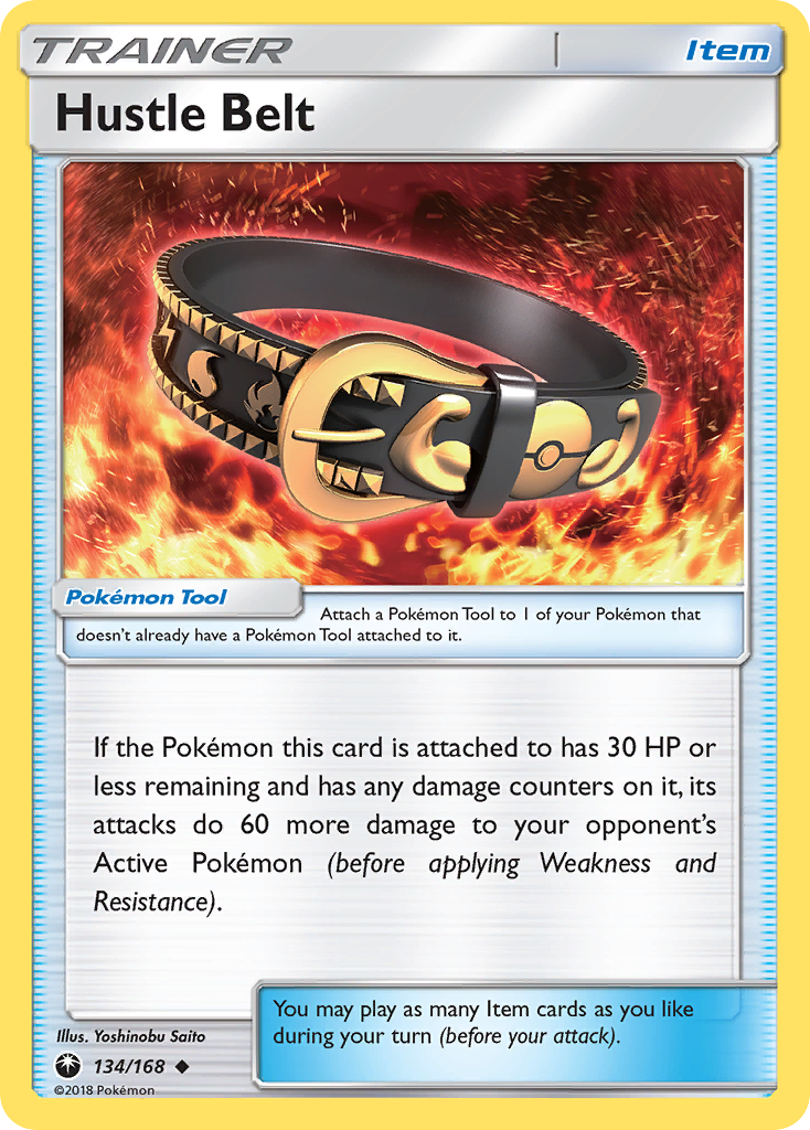 Hustle Belt (134/168) [Sun & Moon: Celestial Storm] | Galaxy Games LLC