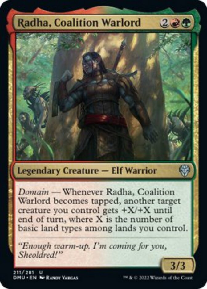 Radha, Coalition Warlord [Dominaria United] | Galaxy Games LLC