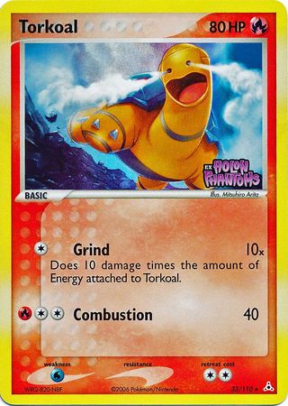 Torkoal (33/110) (Stamped) [EX: Holon Phantoms] | Galaxy Games LLC