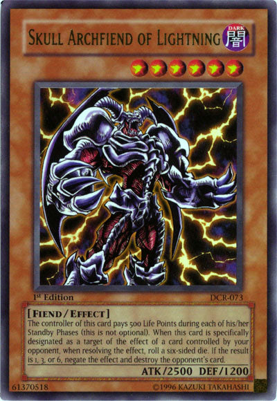 Skull Archfiend of Lightning [DCR-073] Ultra Rare | Galaxy Games LLC