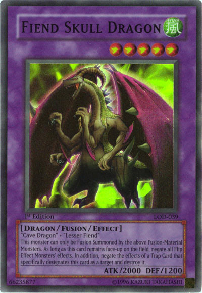 Fiend Skull Dragon [LOD-039] Super Rare | Galaxy Games LLC