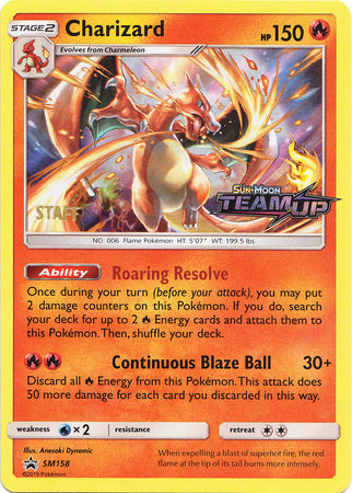 Charizard (SM158) (Staff) [Sun & Moon: Black Star Promos] | Galaxy Games LLC