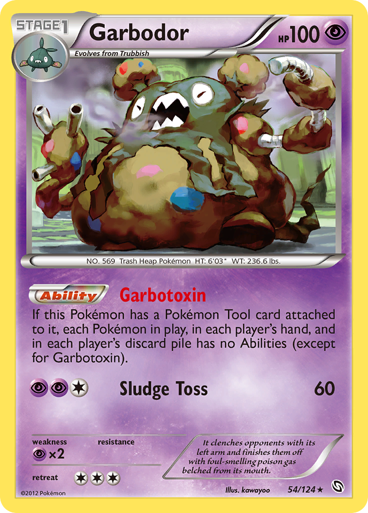 Garbodor (54/124) [Black & White: Dragons Exalted] | Galaxy Games LLC