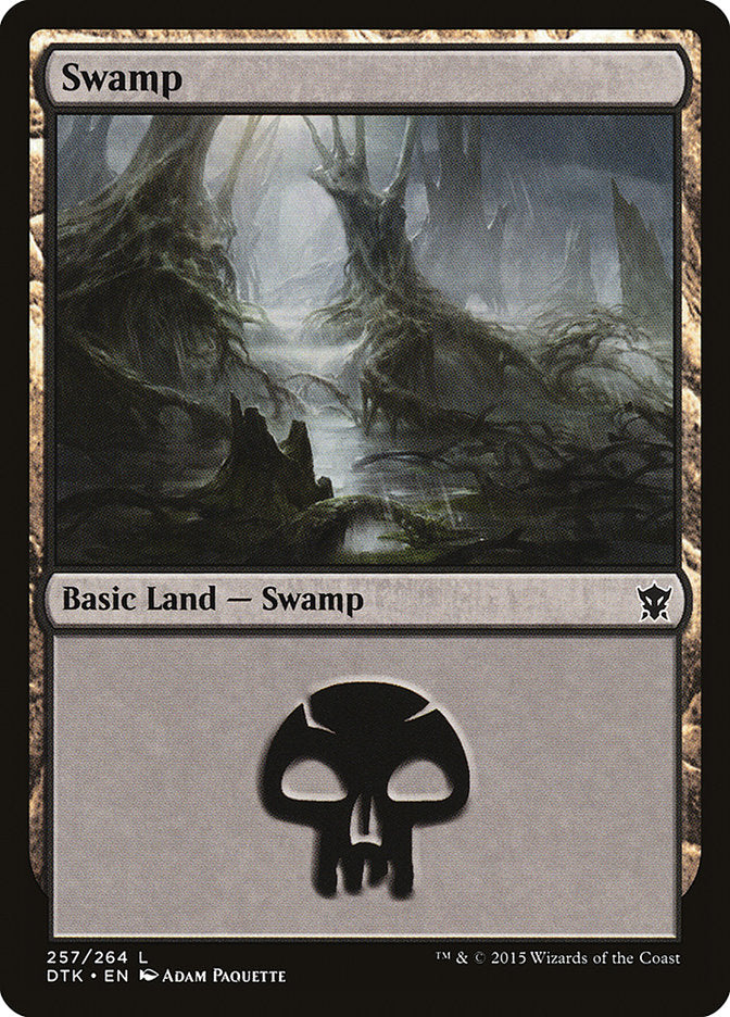 Swamp (257) [Dragons of Tarkir] | Galaxy Games LLC