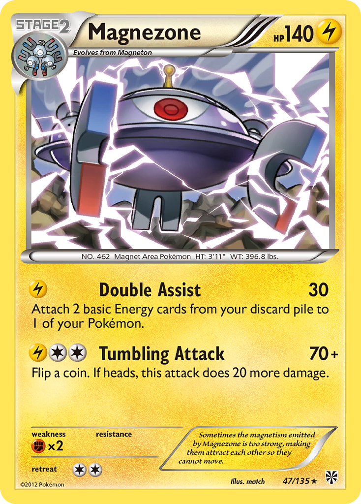 Magnezone (47/135) [Black & White: Plasma Storm] | Galaxy Games LLC