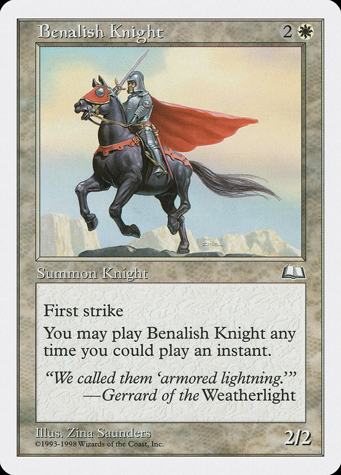 Benalish Knight [Anthologies] | Galaxy Games LLC