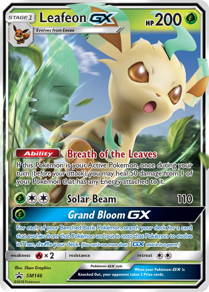 Leafeon GX (SM146) [Sun & Moon: Black Star Promos] | Galaxy Games LLC