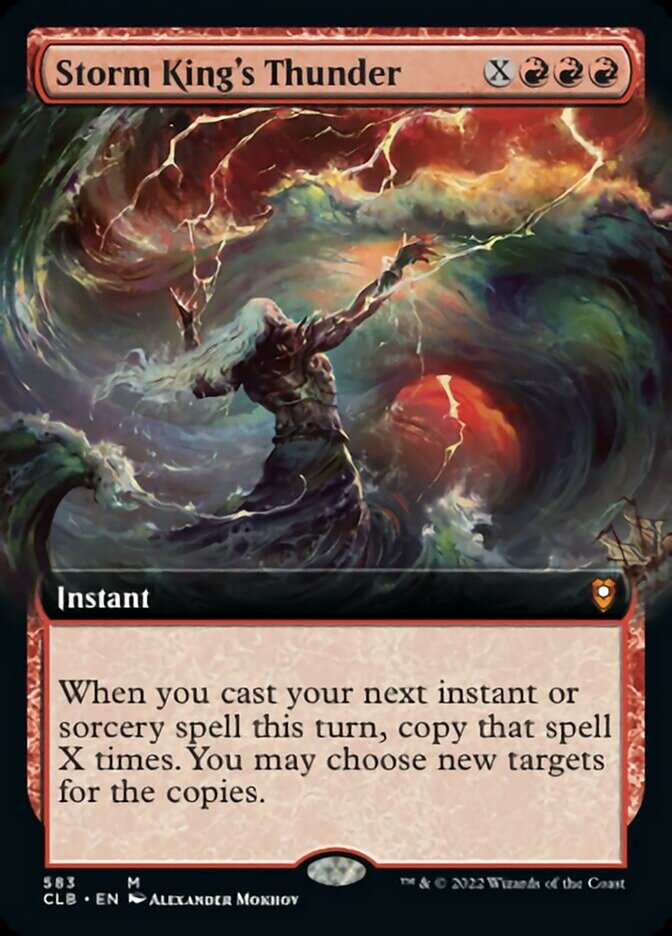 Storm King's Thunder (Extended Art) [Commander Legends: Battle for Baldur's Gate] | Galaxy Games LLC