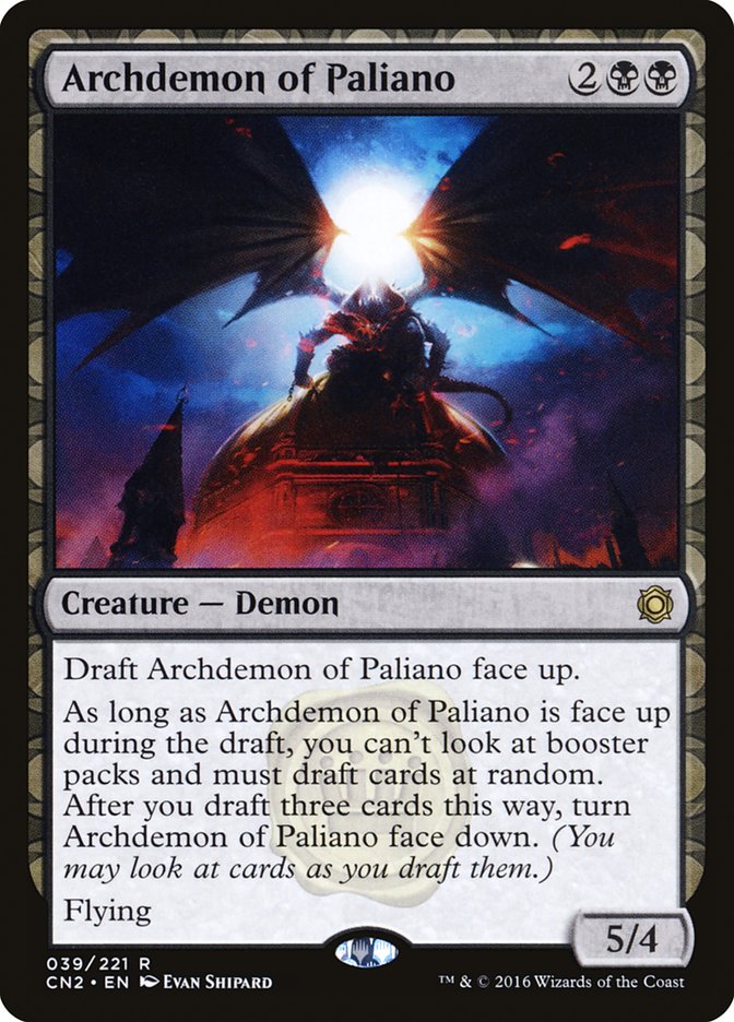 Archdemon of Paliano [Conspiracy: Take the Crown] | Galaxy Games LLC