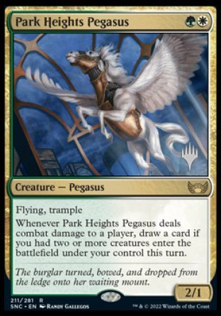 Park Heights Pegasus (Promo Pack) [Streets of New Capenna Promos] | Galaxy Games LLC