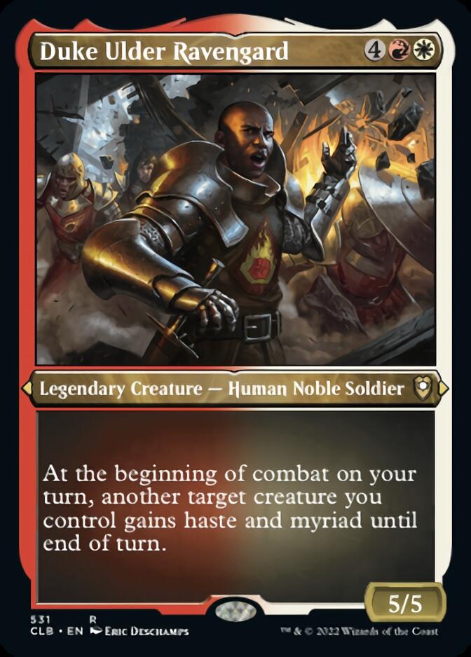 Duke Ulder Ravengard (Foil Etched) [Commander Legends: Battle for Baldur's Gate] | Galaxy Games LLC