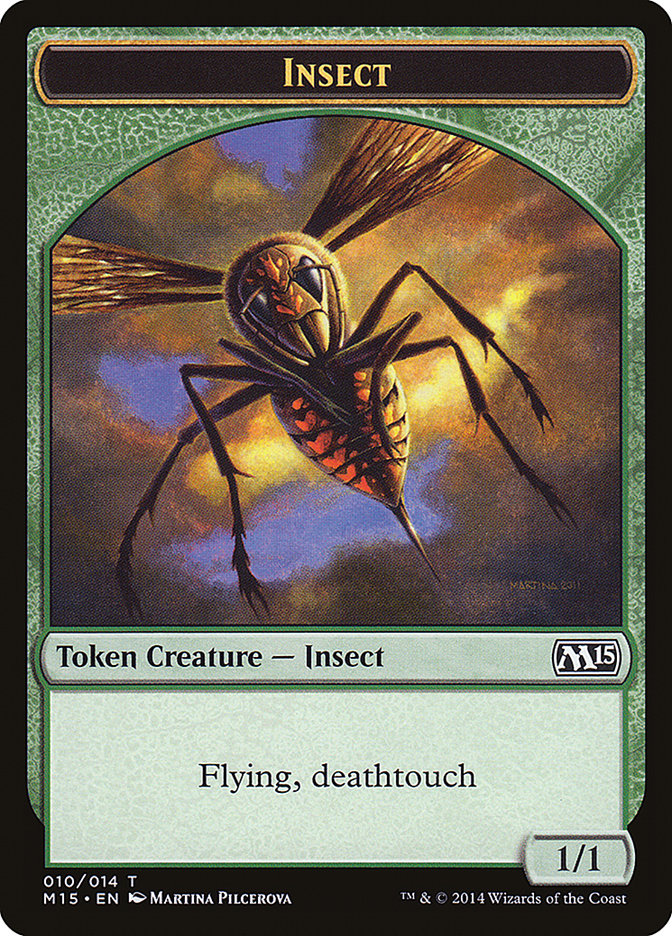 Insect Token [Magic 2015 Tokens] | Galaxy Games LLC