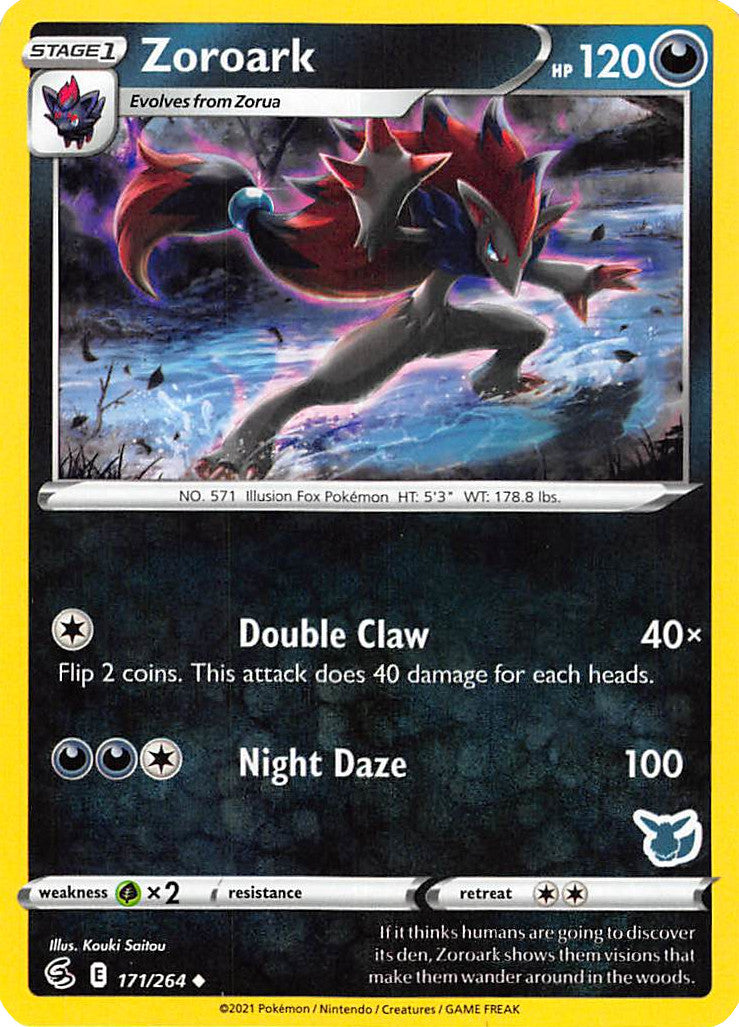 Zoroark (171/264) (Eevee Deck) [Battle Academy 2022] | Galaxy Games LLC