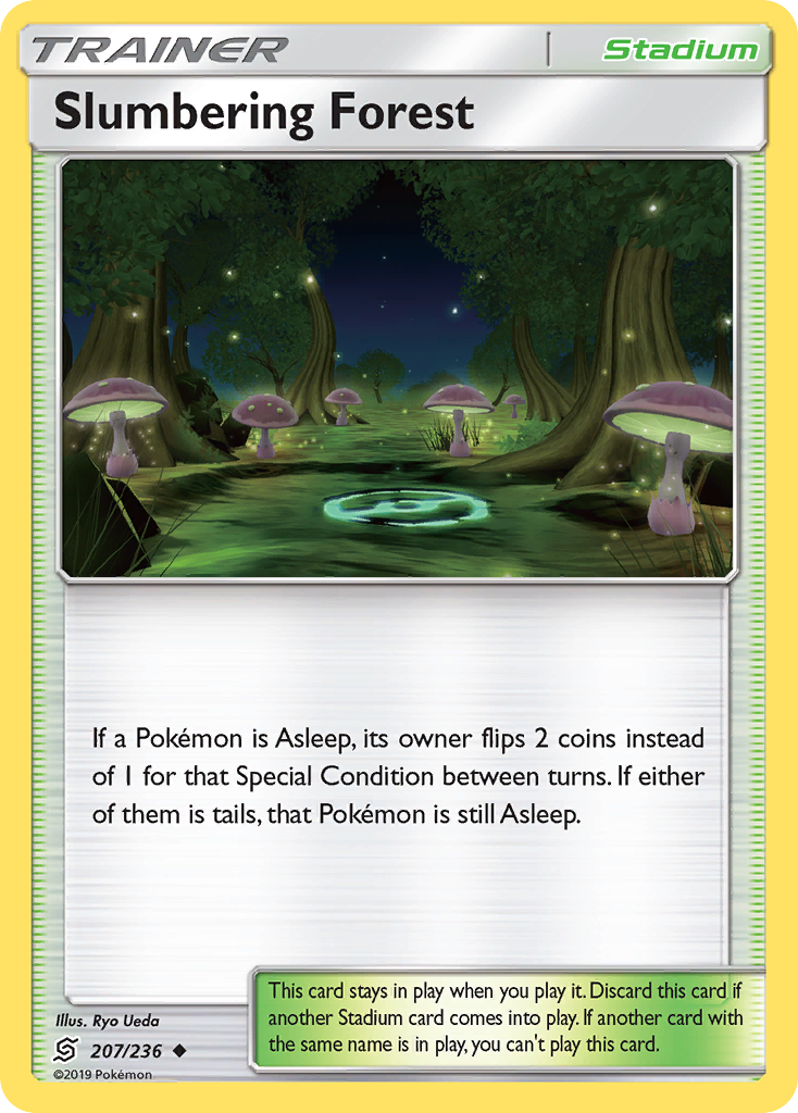 Slumbering Forest (207/236) [Sun & Moon: Unified Minds] | Galaxy Games LLC