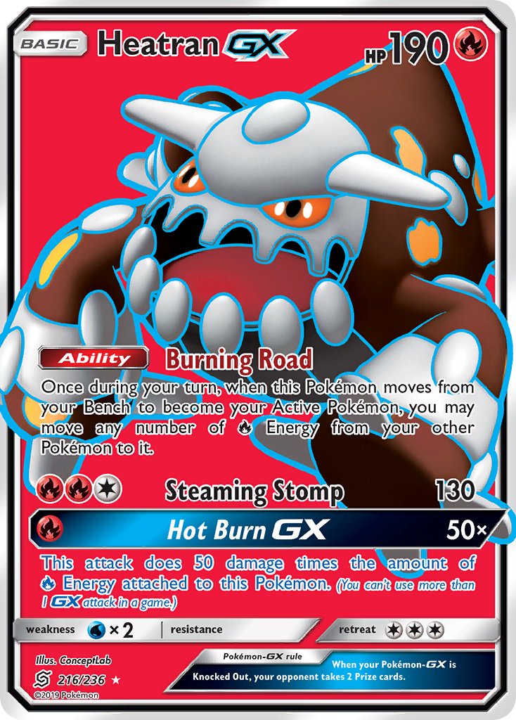 Heatran GX (216/236) [Sun & Moon: Unified Minds] | Galaxy Games LLC