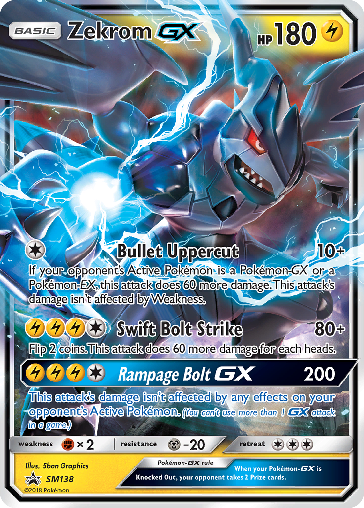 Zekrom GX (SM138) [Sun & Moon: Black Star Promos] | Galaxy Games LLC