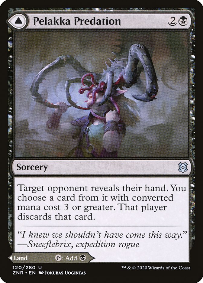 Pelakka Predation // Pelakka Caverns [Zendikar Rising] | Galaxy Games LLC