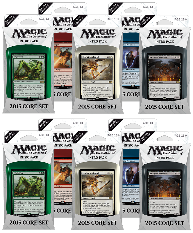 Magic 2015 Core Set - Intro Pack Display | Galaxy Games LLC