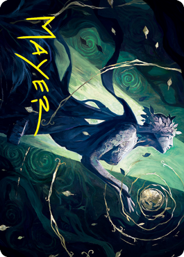 Nature's Embrace Art Card (Gold-Stamped Signature) [Innistrad: Crimson Vow Art Series] | Galaxy Games LLC